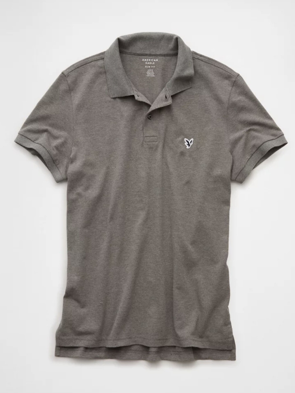 American Eagle Outfitters Men's Charcoal Gray Polo Shirt New With Tags Size XL